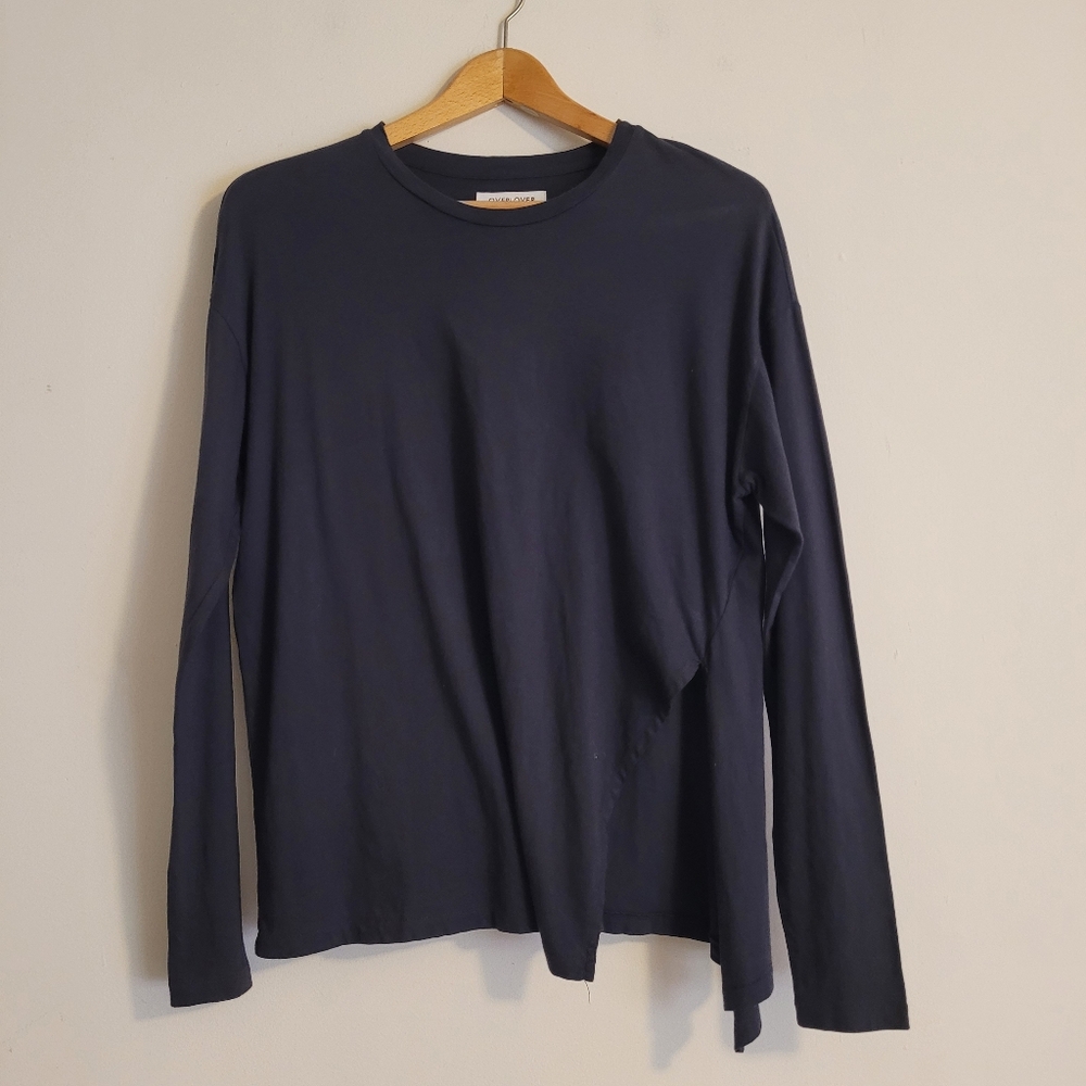 Overlover Lightweight Pullover Long Sleeve Asymmetrical cut Women's Small